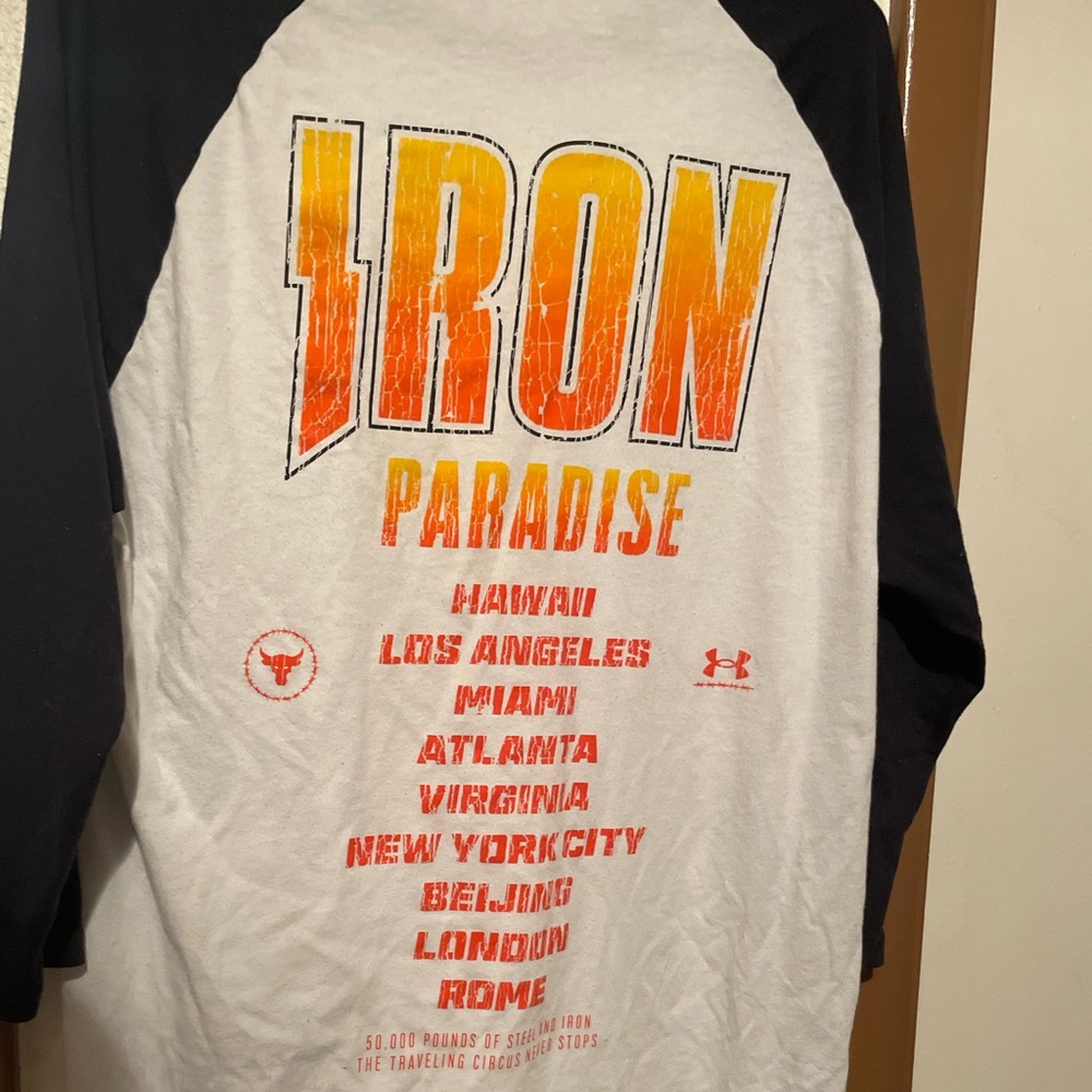 Under Armour Dewayne Johnson “the rock” project rock edition size large